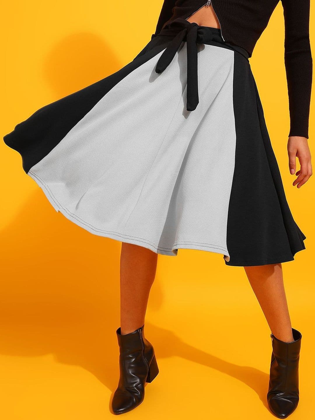 BAESD Women Midi Flared Skirt - view 1