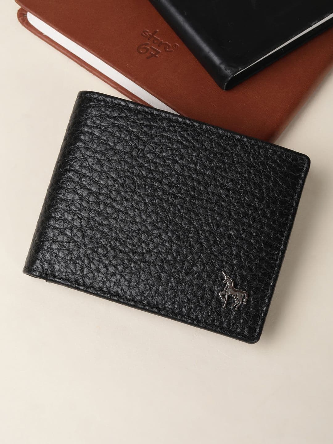 Van Heusen Men Textured Leather Wallets - view 1