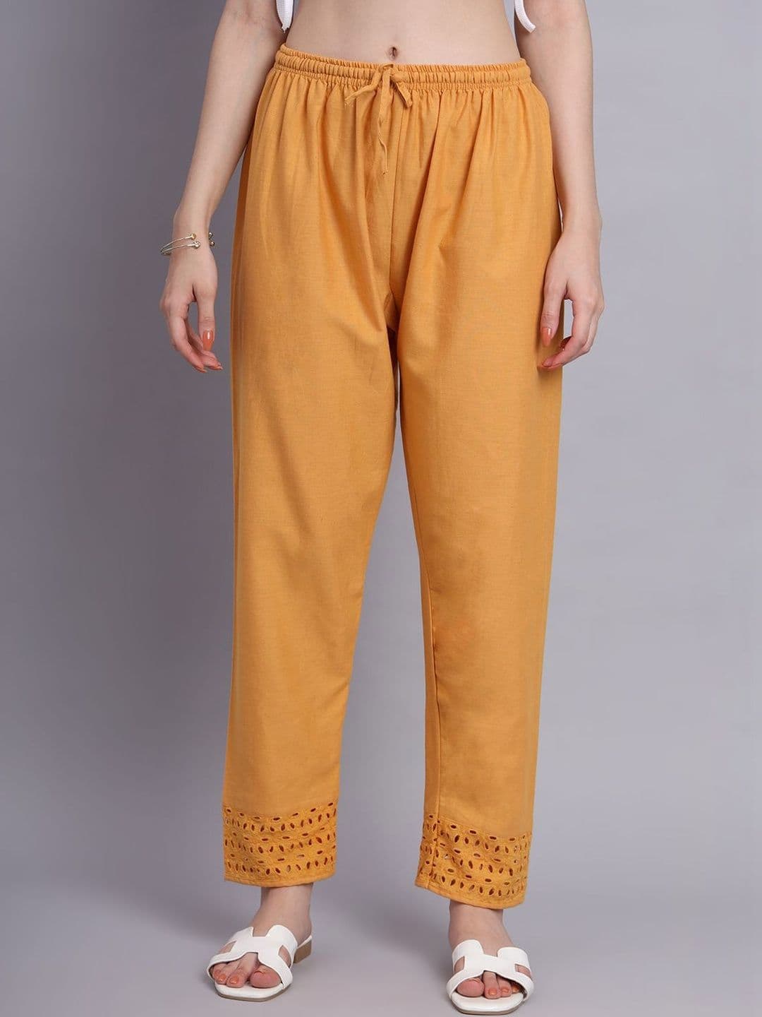 DEIFIC Women Knitted Ethnic Palazzos - view 1
