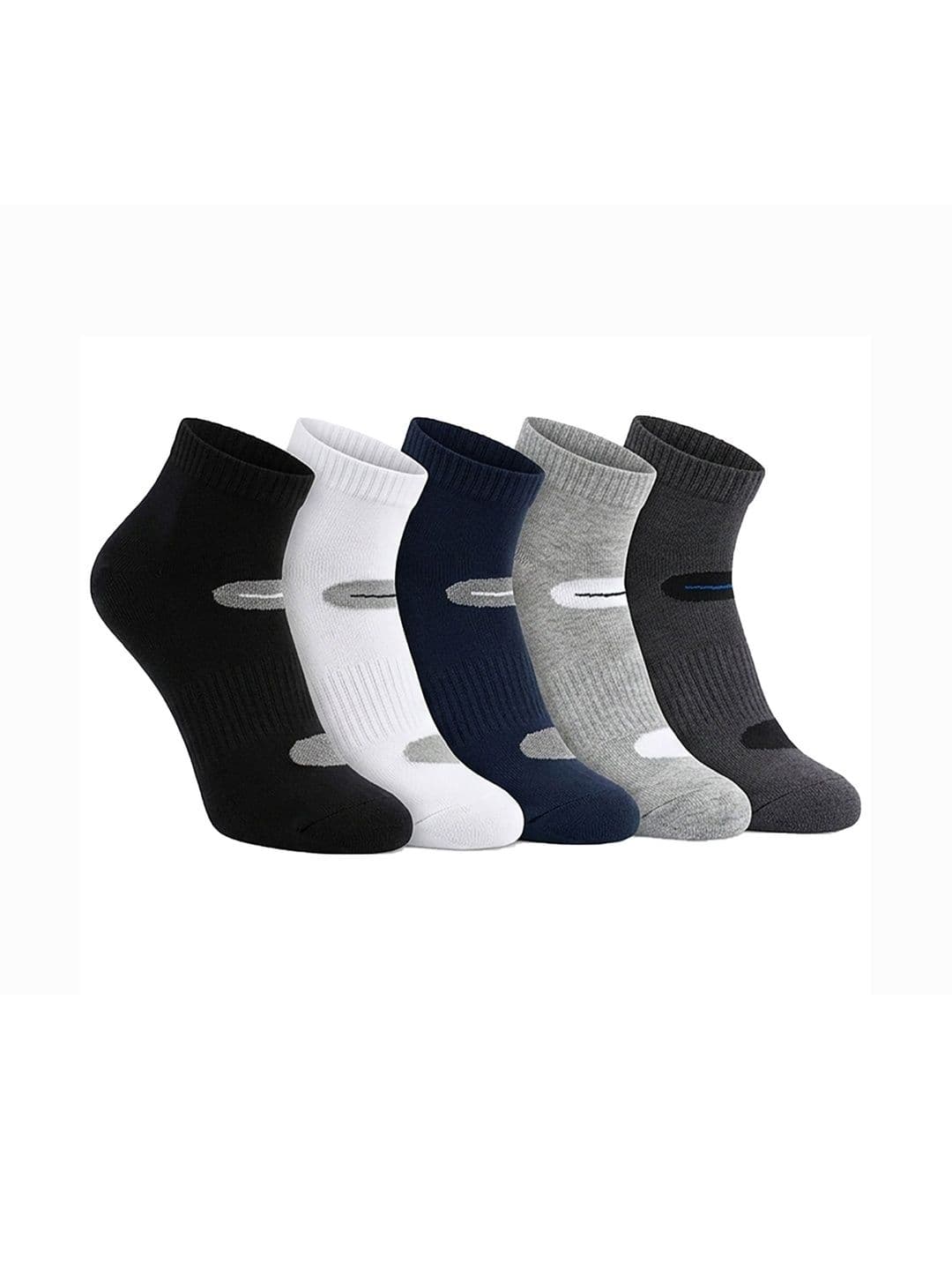 Dollar Men Pack of 5 Cotton Assorted Ankle Length Socks - view 1
