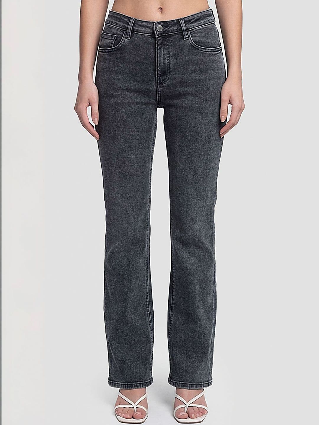 Kraus Jeans Women Flared High-Rise Jeans - view 1