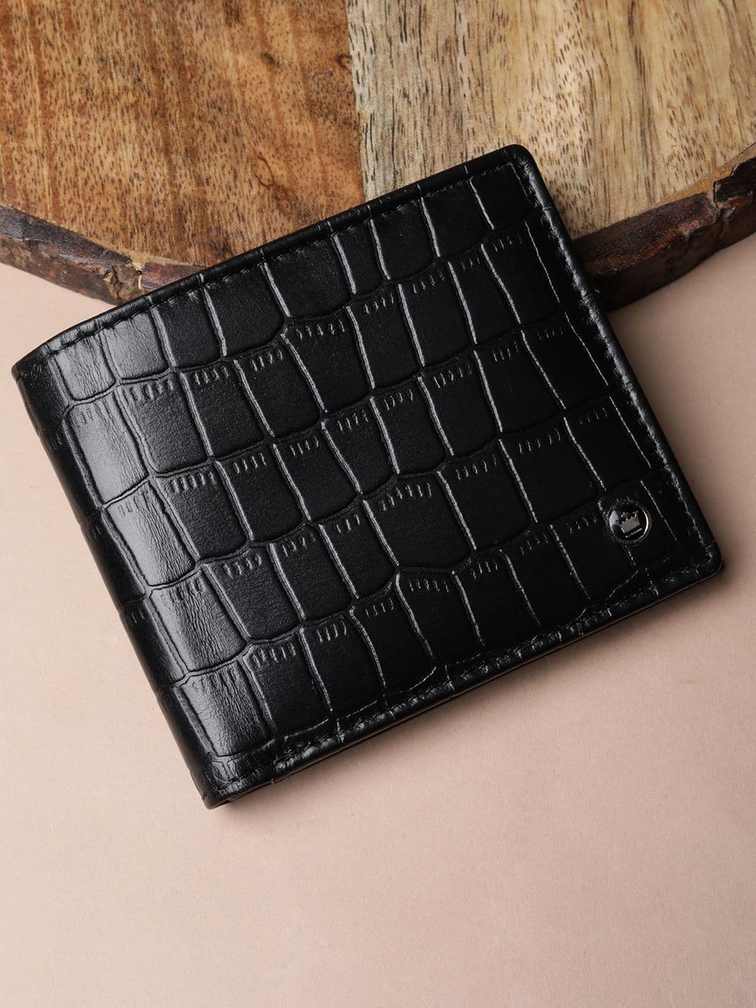 Louis Philippe Men Textured Leather Wallets - view 1