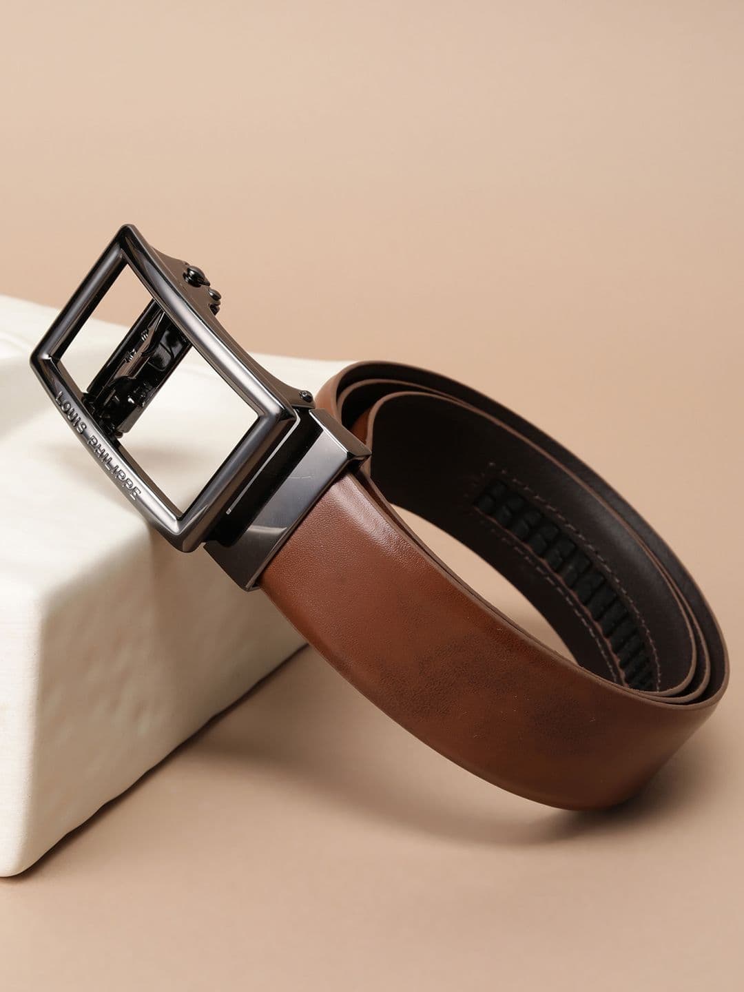 Louis Philippe Men Leather Formal Belt - view 1