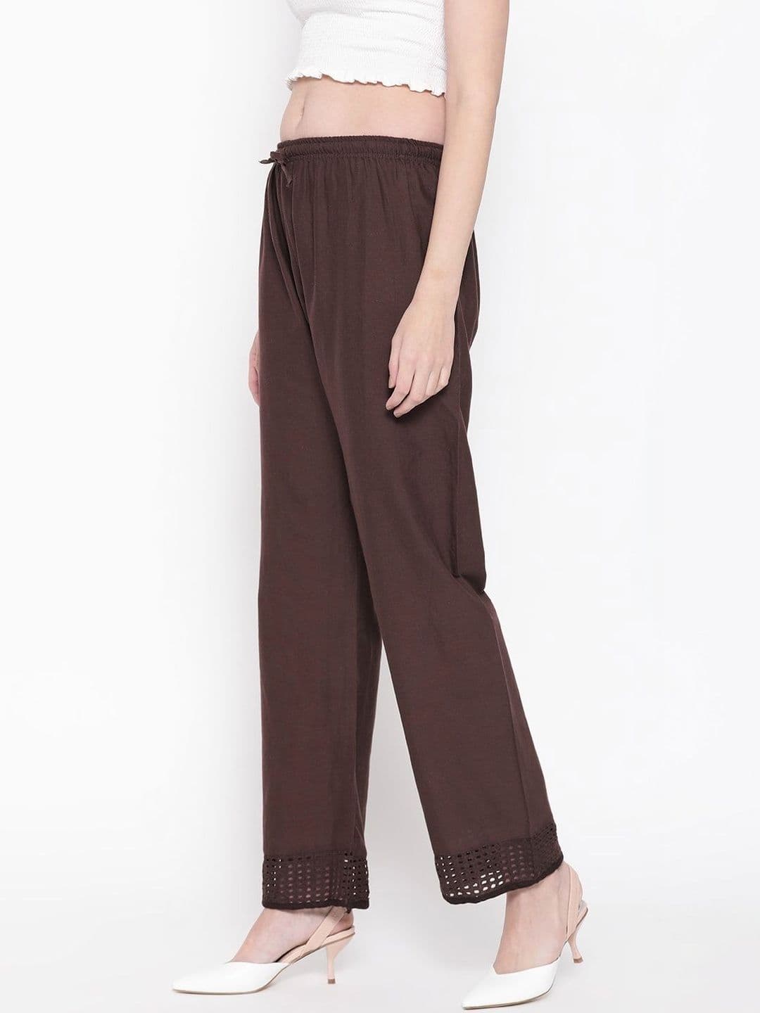 DEIFIC Women Knitted Ethnic Palazzos - view 1