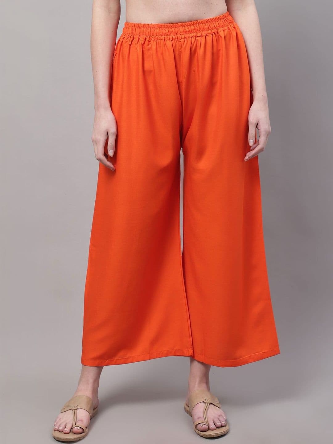 KALINI Women Flared Ethnic Palazzos - view 1