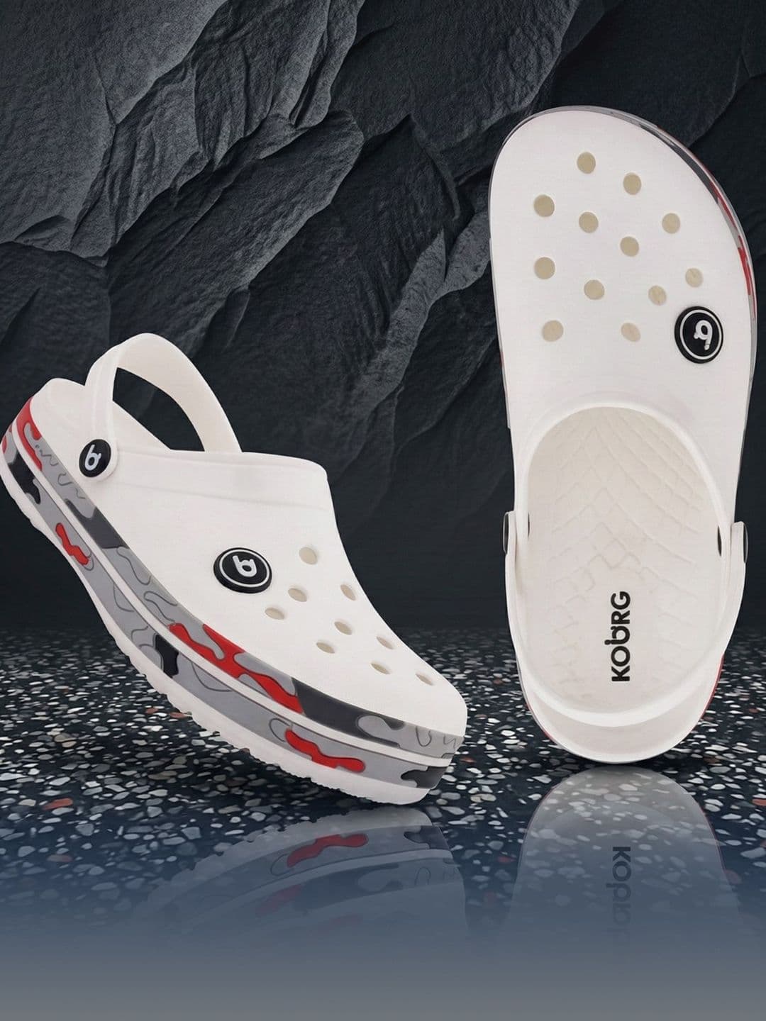 Koburg Lite Men Lightweight Adjustable Backstrap Anti Skid Slip-on Clogs Sandals - view 1