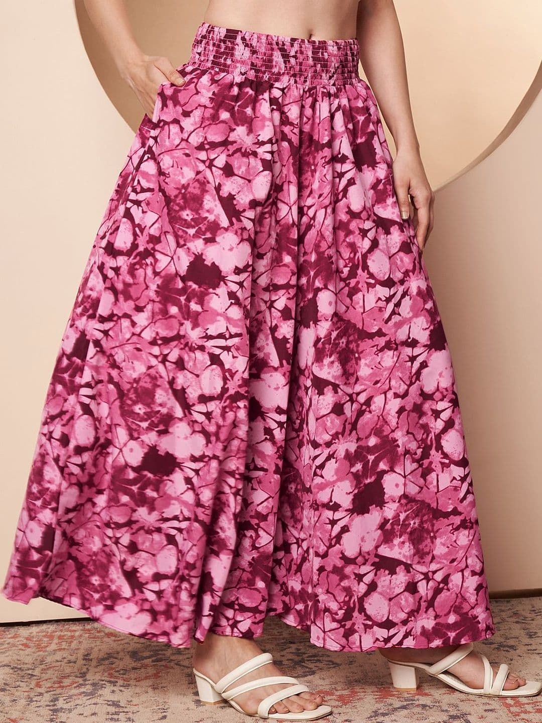 OTABU Women Printed Flared Palazzos - view 1