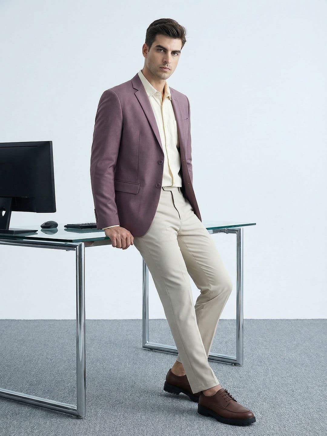 INVICTUS Single-Breasted Formal Blazer - view 1