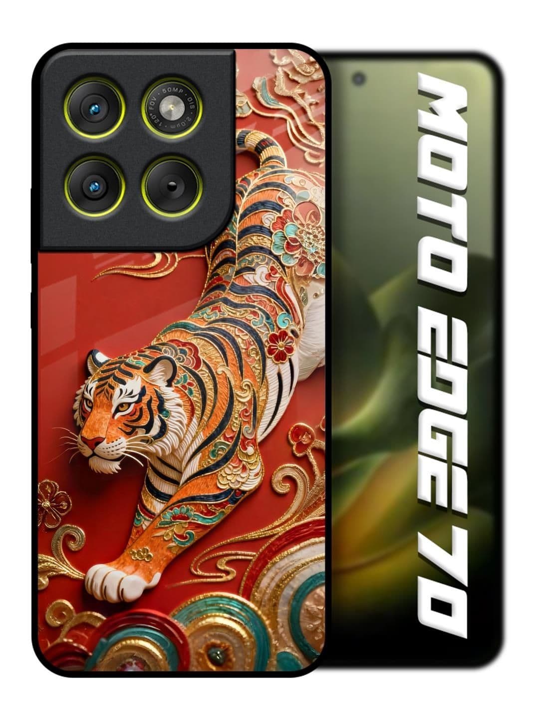 QRIOH Tropical Printed Motorola Edge 70 5G Back Case Mobile Accessories