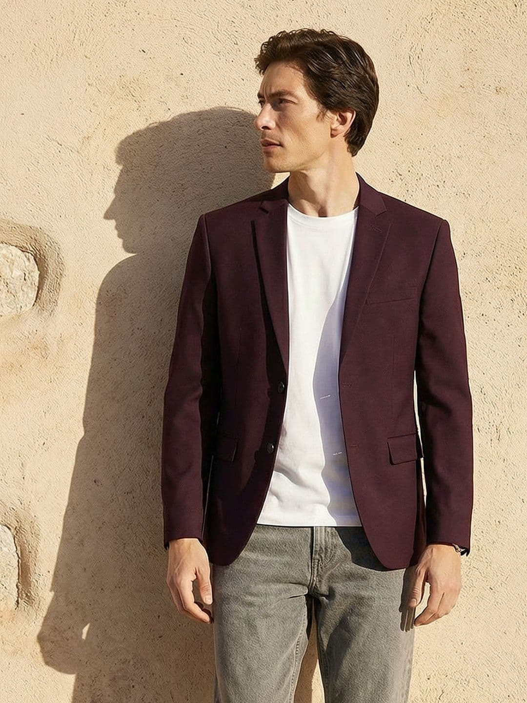 Mast & Harbour Single Breasted Cotton Casual Blazers - view 1