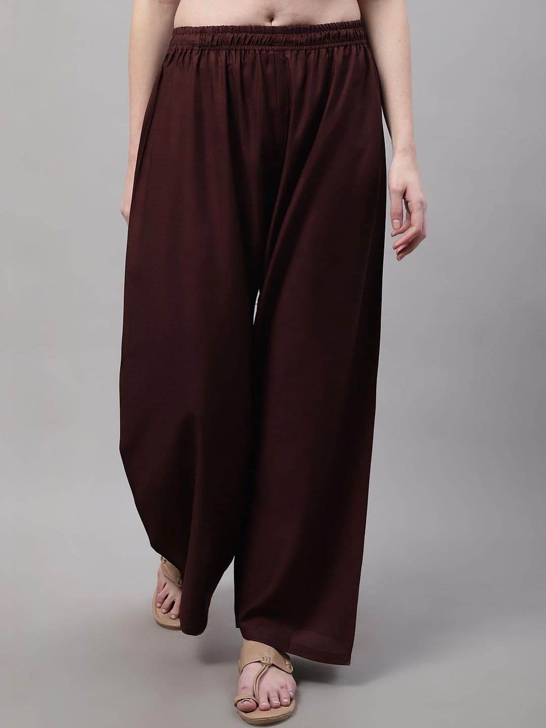 KALINI Women Flared Ethnic Palazzos - view 1