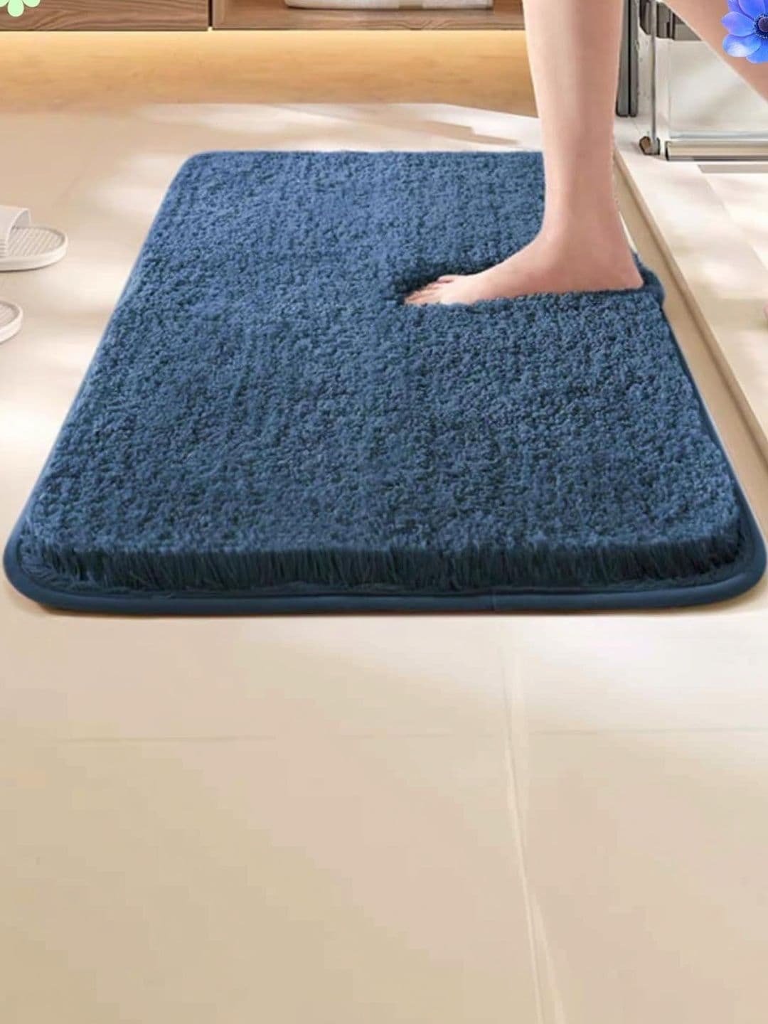 Banchmark Home Furnishings Navy Blue Anti-Skid Doormats - view 1