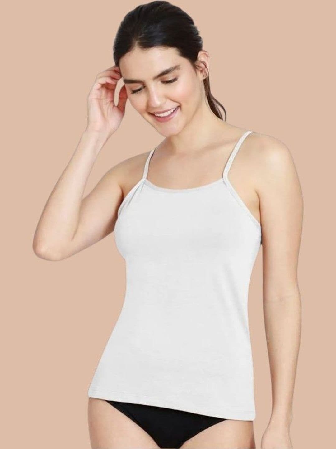 CORSICA Square Neck Shoulder Straps Cotton Top - view 1
