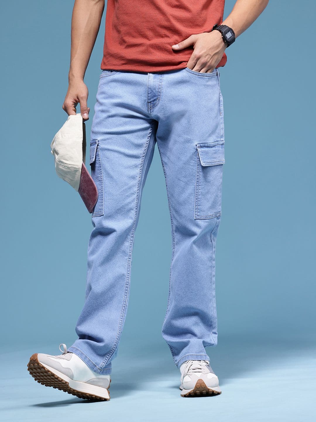 HERE&NOW Men Straight Fit Stretchable Jeans - view 1