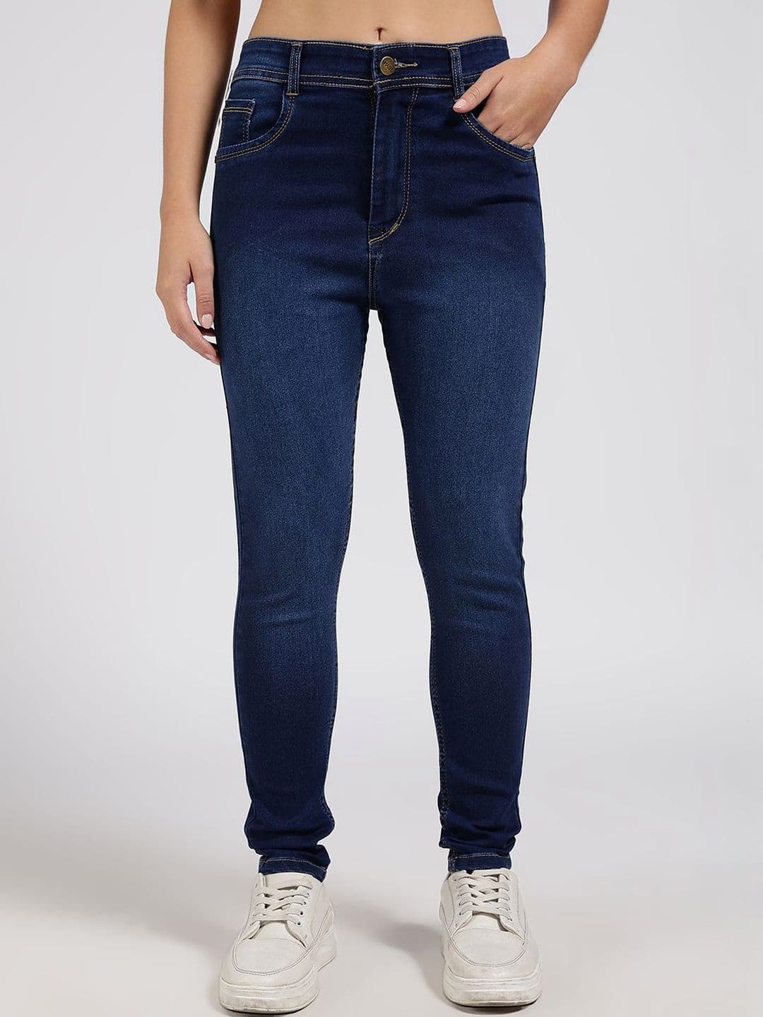 zayla Women Jean Skinny Fit High-Rise Light Fade Stretchable Jeans - view 1