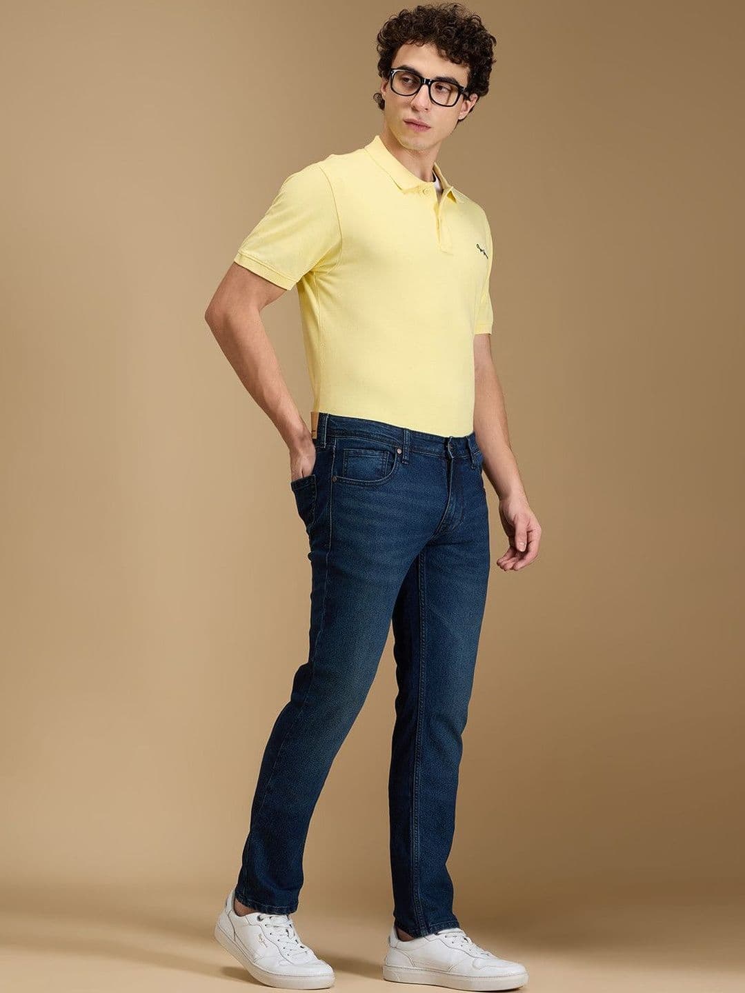 Pepe Jeans Men Slim Fit Mid-Rise Light Fade Stretchable Jeans - view 1