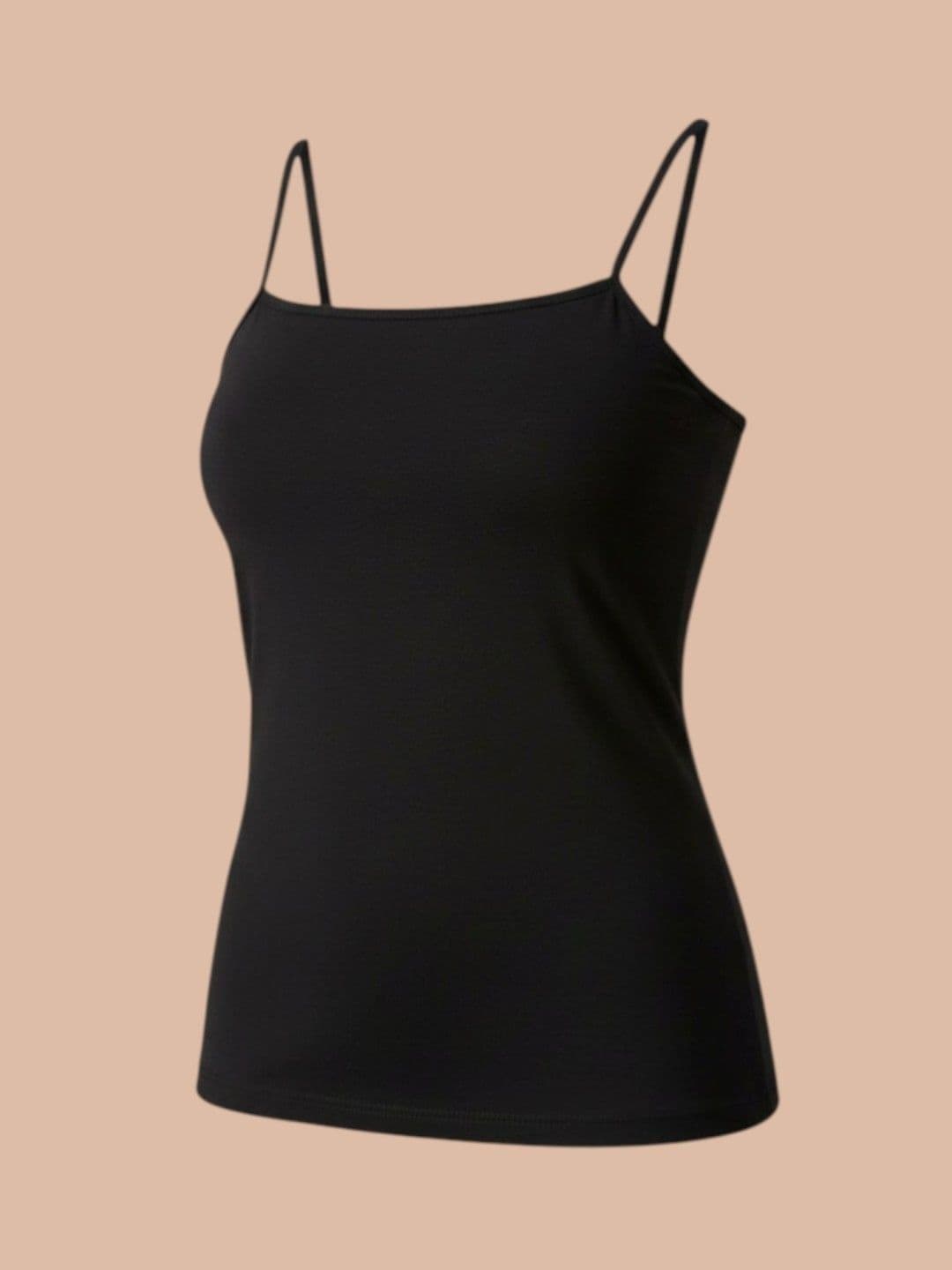 CORSICA Square Neck Shoulder Straps Cotton Top - view 1