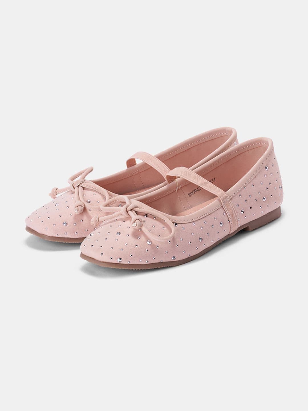 Pantaloons Junior Girls Embellished Party Fashion with Bows Flats - view 1