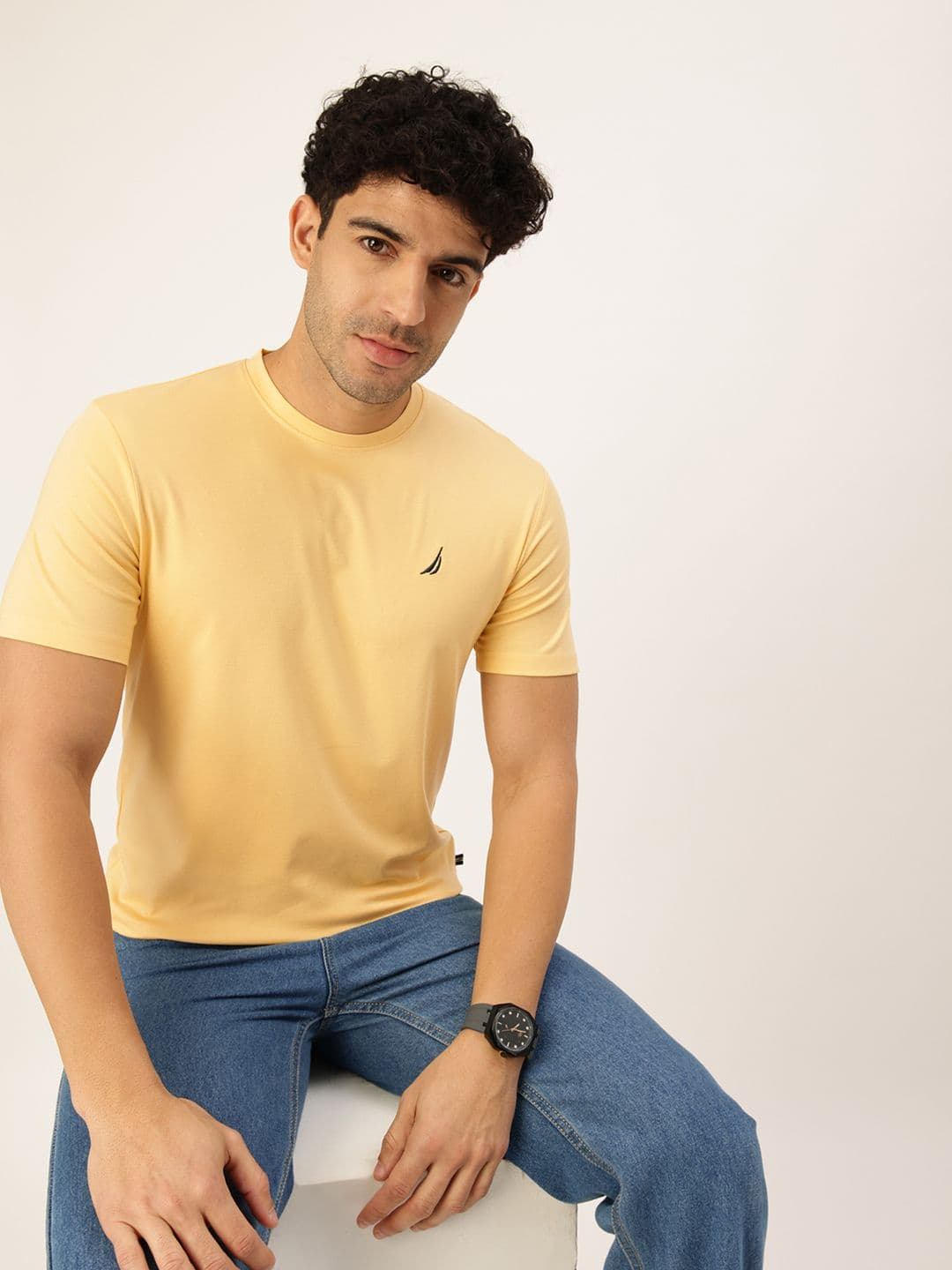 Nautica Round Neck Knitted T-shirt - view 1