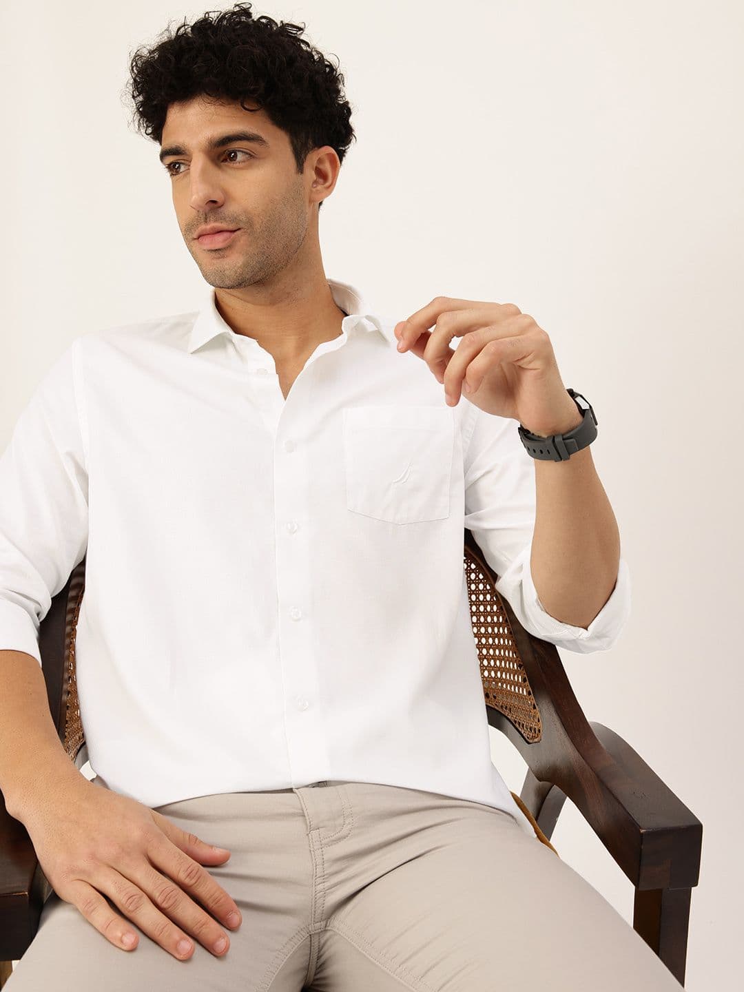 Nautica Slim Fit Pure Cotton Casual Shirt - view 1