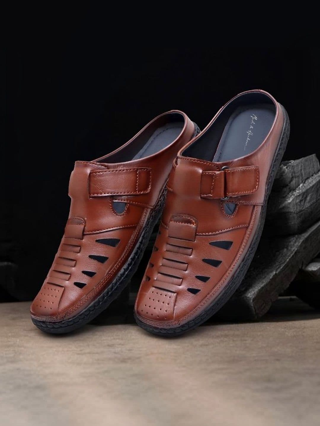 Mast & Harbour Men Leather Fisherman Sandals - view 1