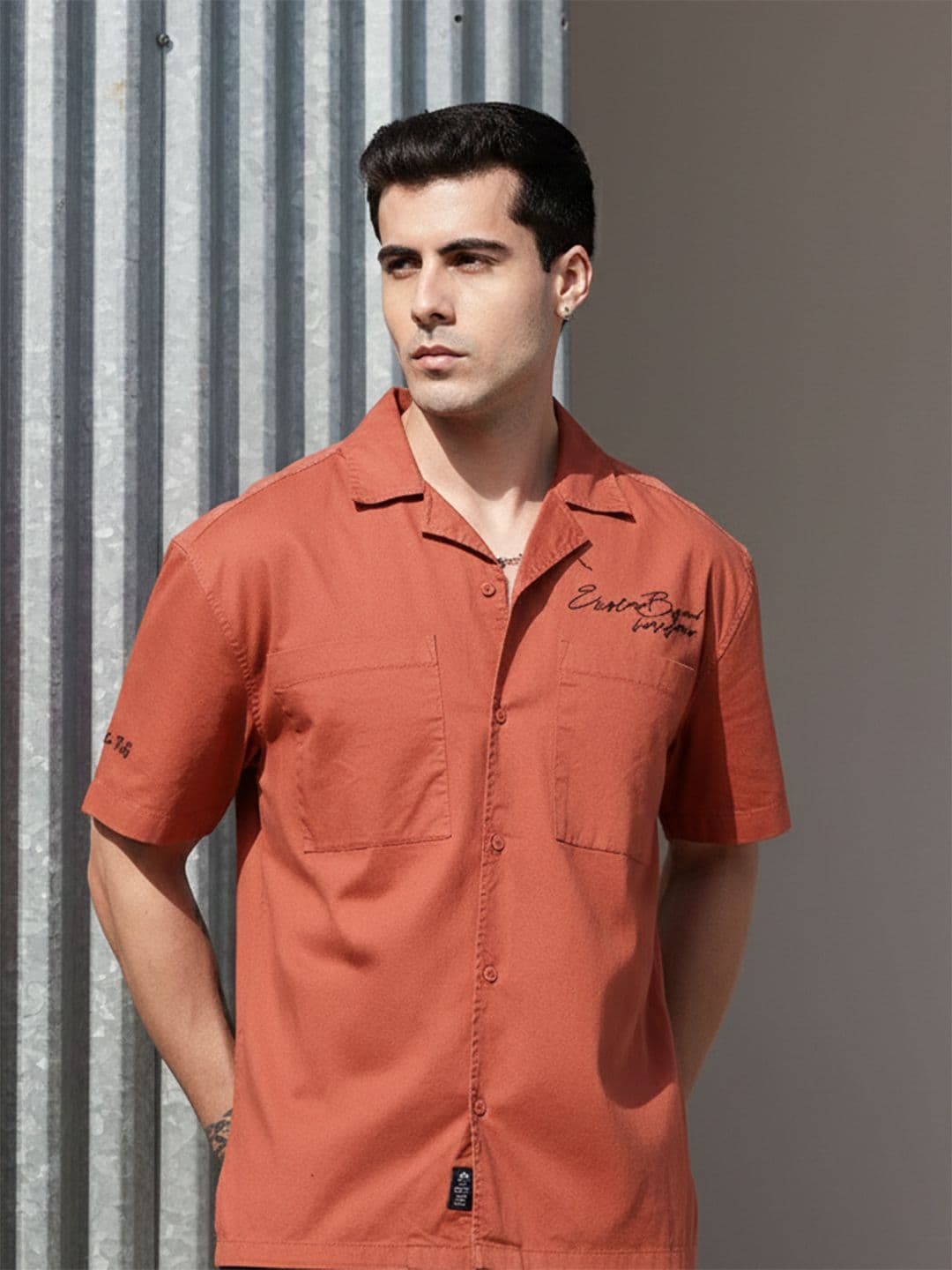 The Roadster Life Co. Relaxed Fit Drop-Shoulder Sleeves Pure Cotton Casual Shirt - view 1