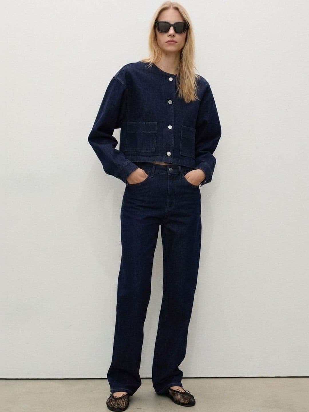 Stylecast X Kotty Women Premium Cotton Relaxed Straight Fit Denim Jeans - view 1