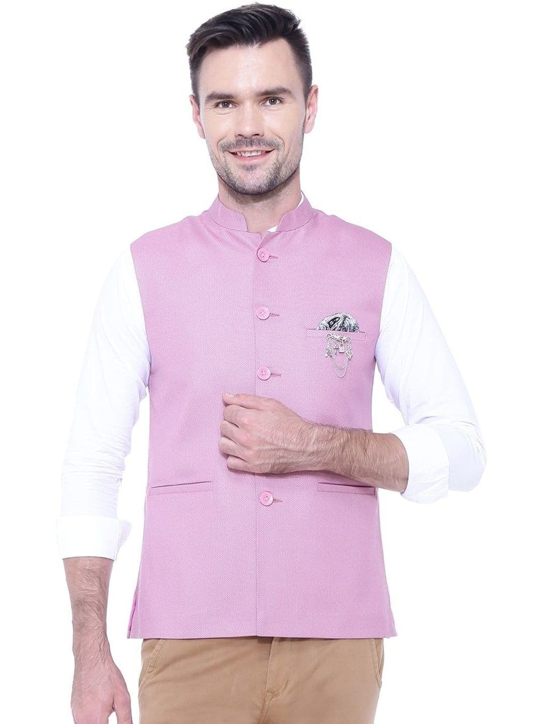 FRIENDHOOD Mandarin Collar Nehru Jackets - view 1