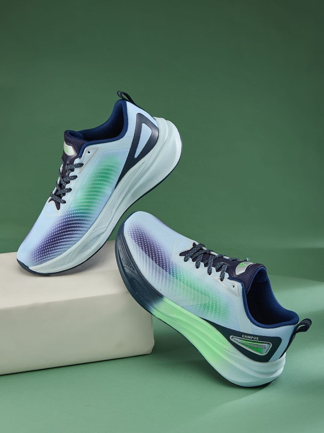 Campus STAVE Men Mesh Running Non-Marking Shoes - view 1
