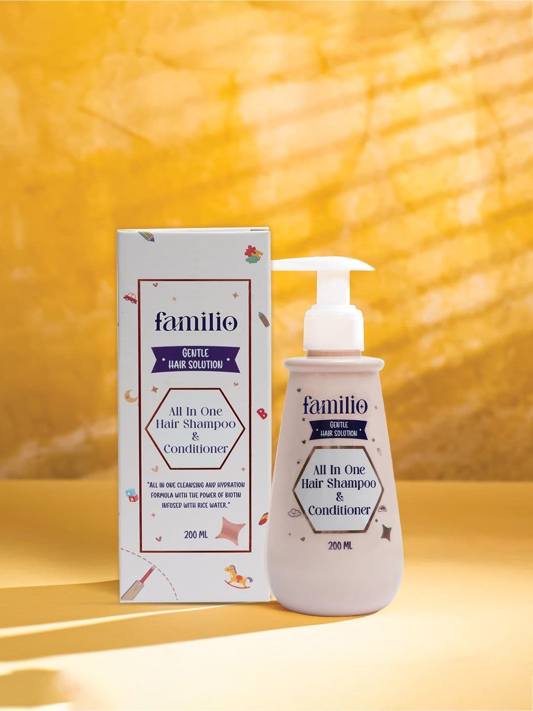 Familio All-In-One Shampoo & Conditioner - 200 ml - view 1