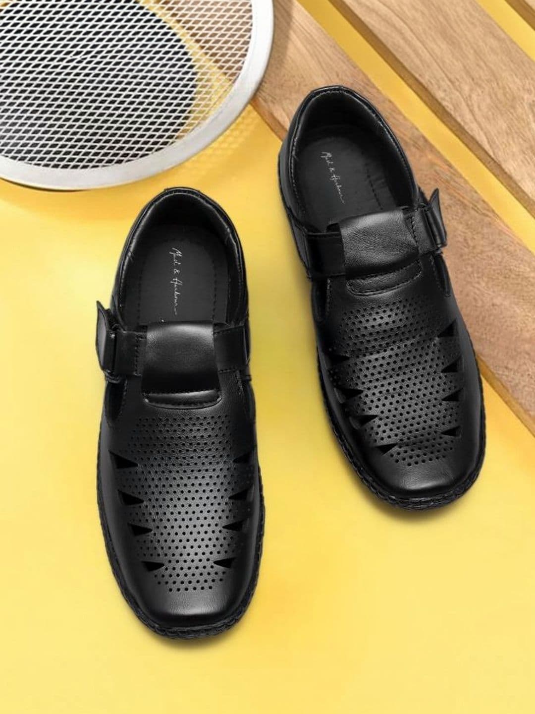 Mast & Harbour Men Leather Shoe-Style Sandals - view 1