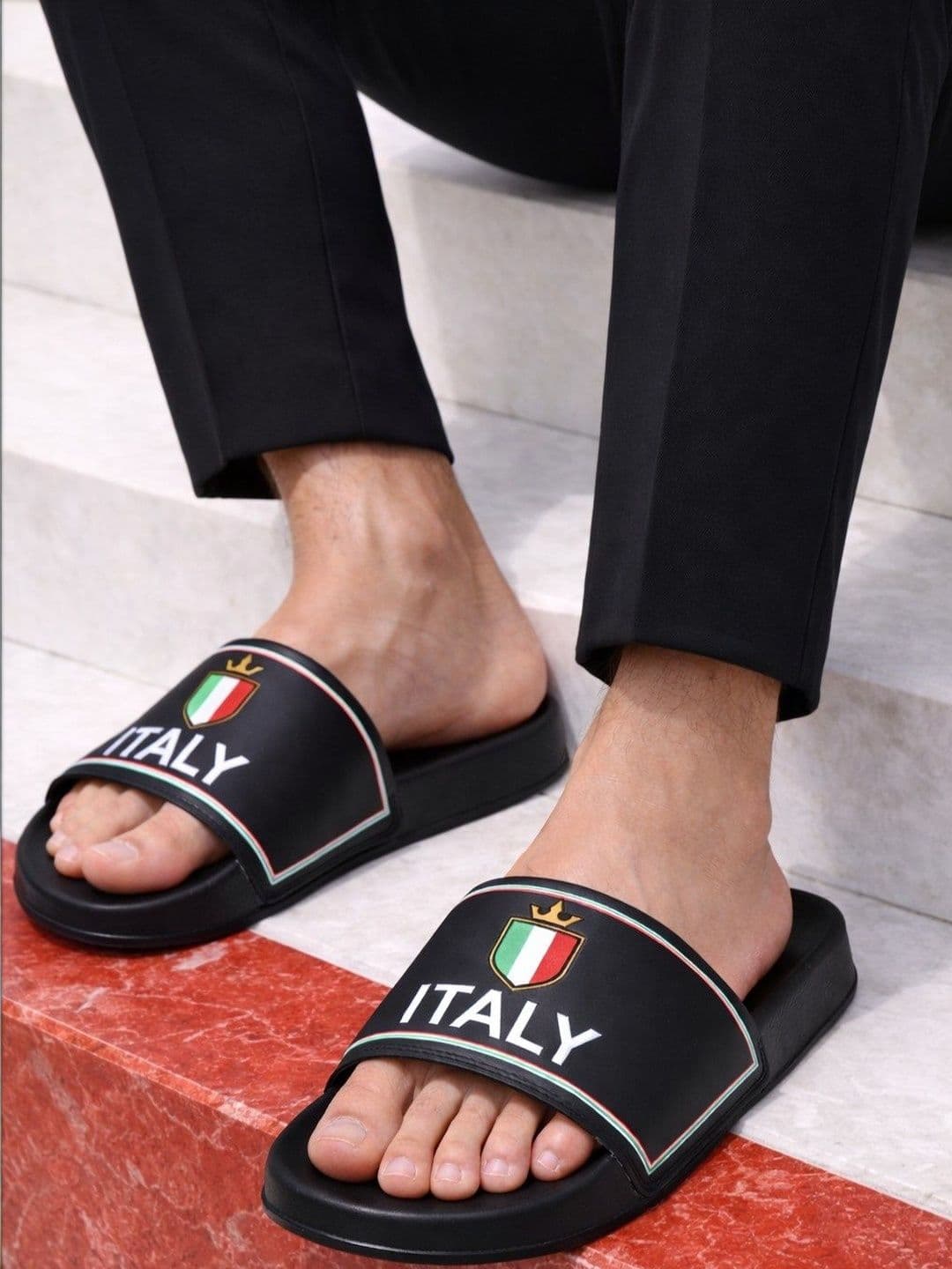 Slidewell Men Printed Sliders - view 1