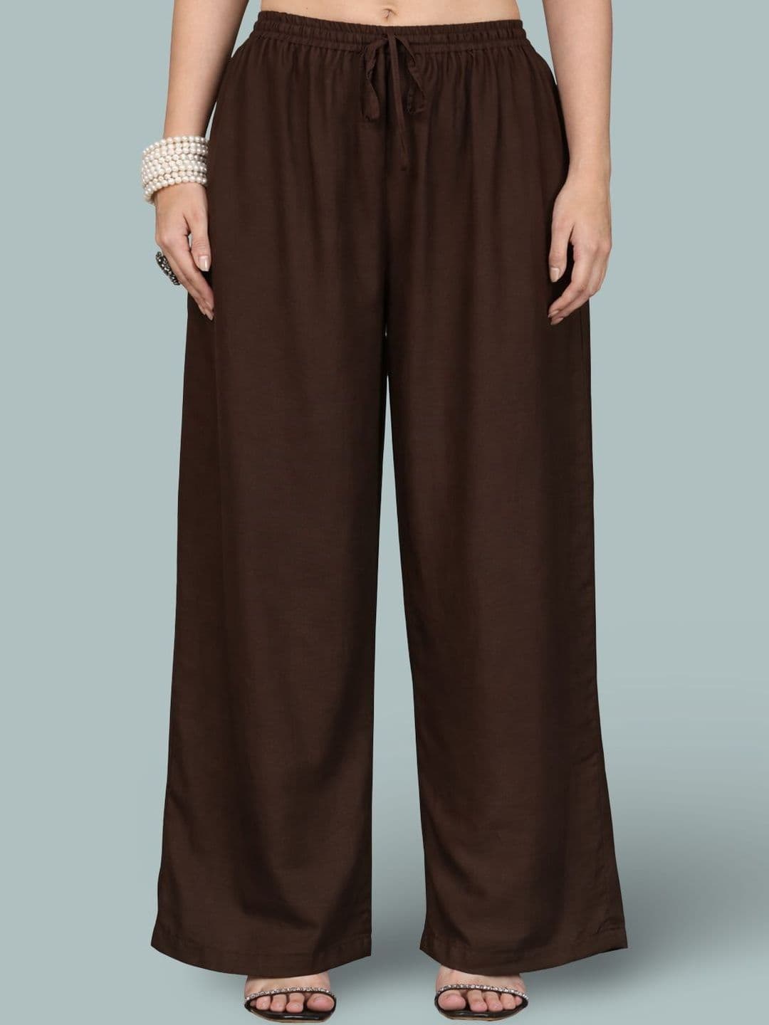 Jinfo Women Flared Ethnic Palazzos - view 1