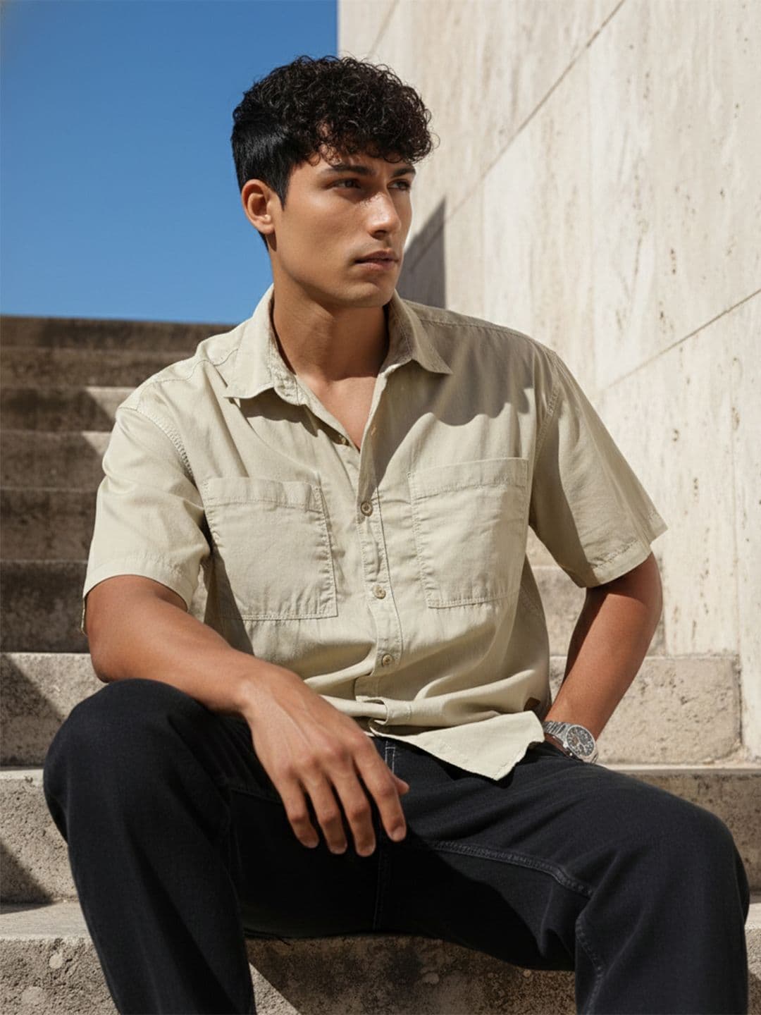The Roadster Life Co. Pure Cotton Casual Shirt - view 1