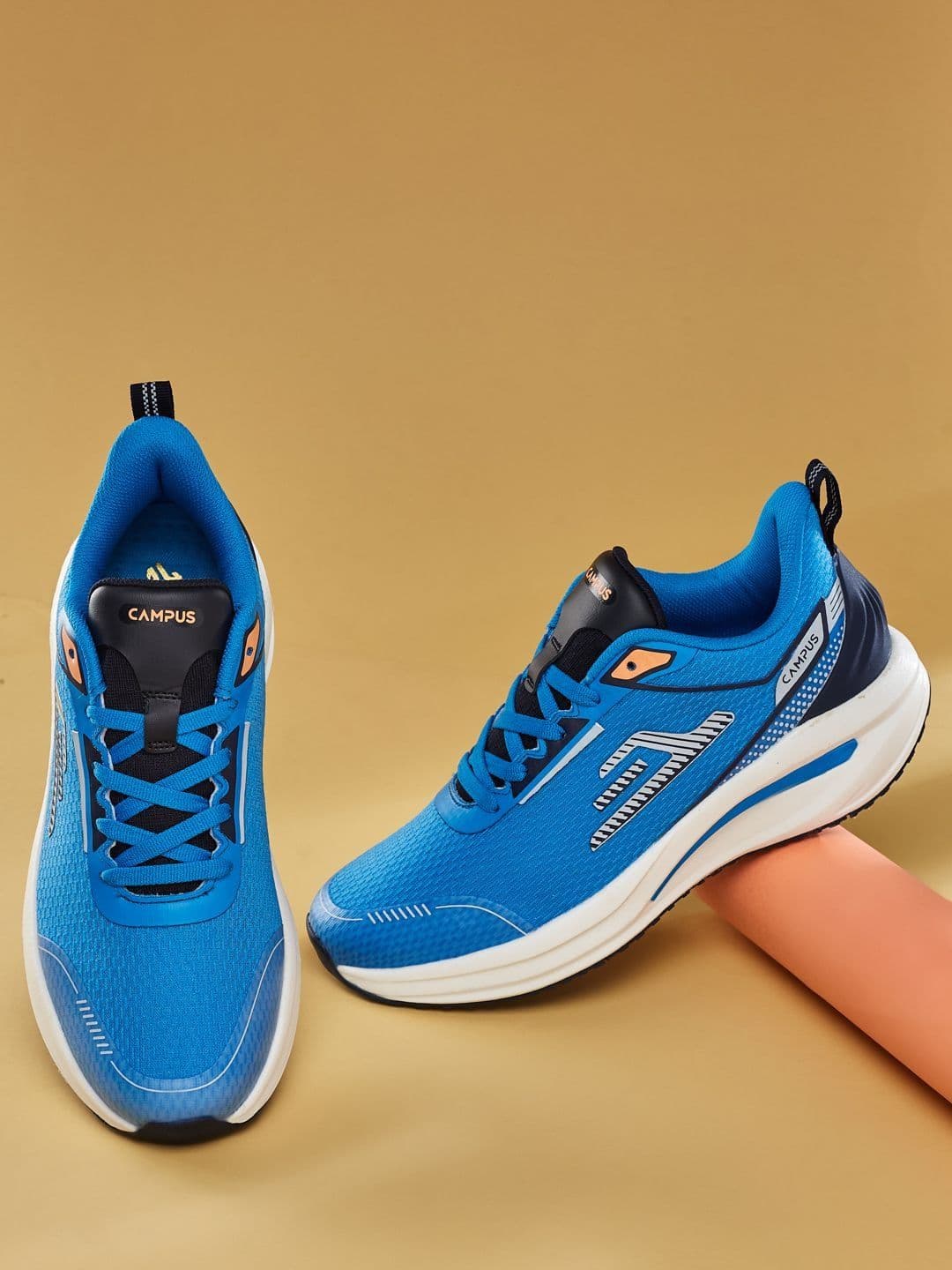 Campus STRUT Men Mesh Running Non-Marking Shoes - view 1