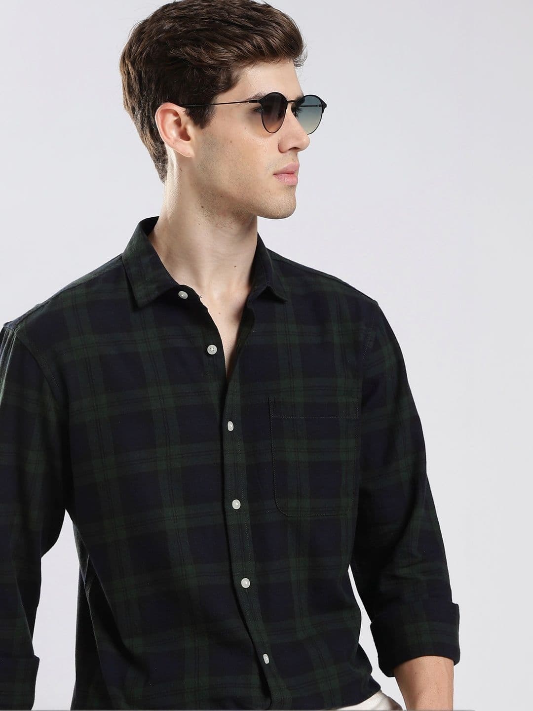 HERE&NOW Men Checked Casual Shirt - view 1