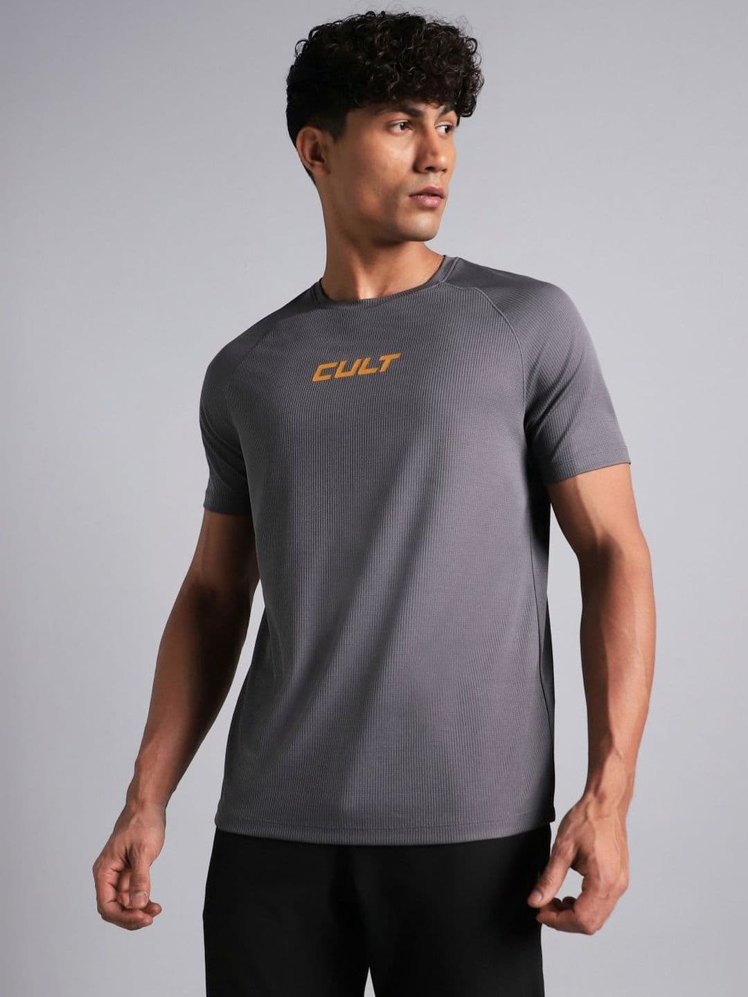CULT Men's Dark Grey Easy Move Tee - view 1