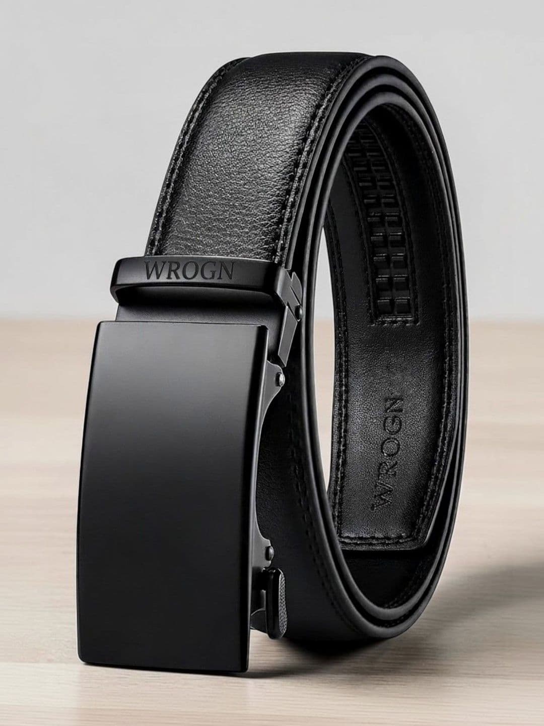WROGN Men Textured PU Belt - view 1