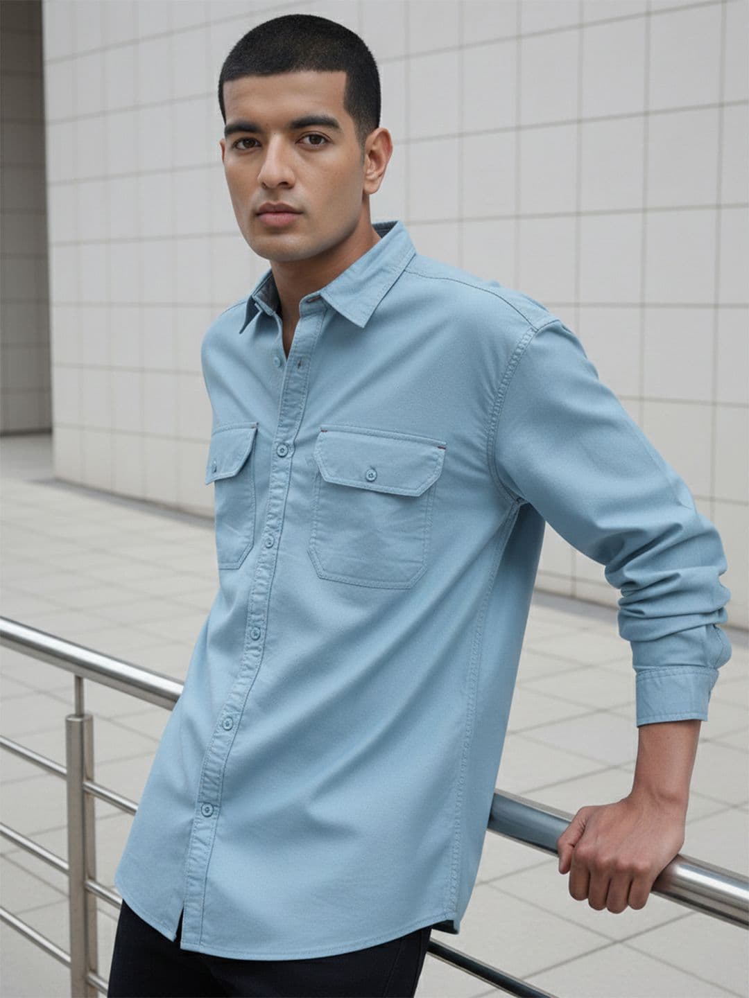 The Roadster Life Co. Cotton Relaxed Shirt - view 1