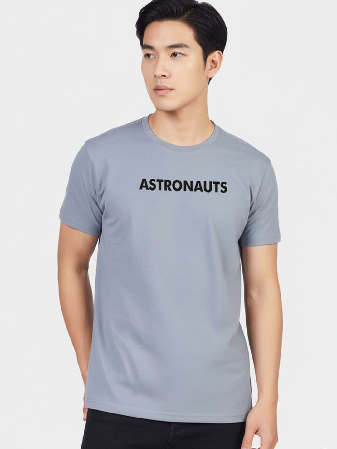 Greylongg Men Typography Printed Round Neck T-shirt - view 1