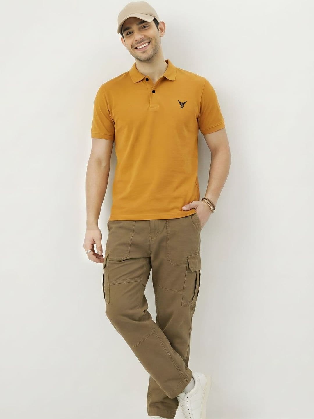 THE BEETEL HOUSE Men Brand Logo Polo Collar T-shirt - view 1
