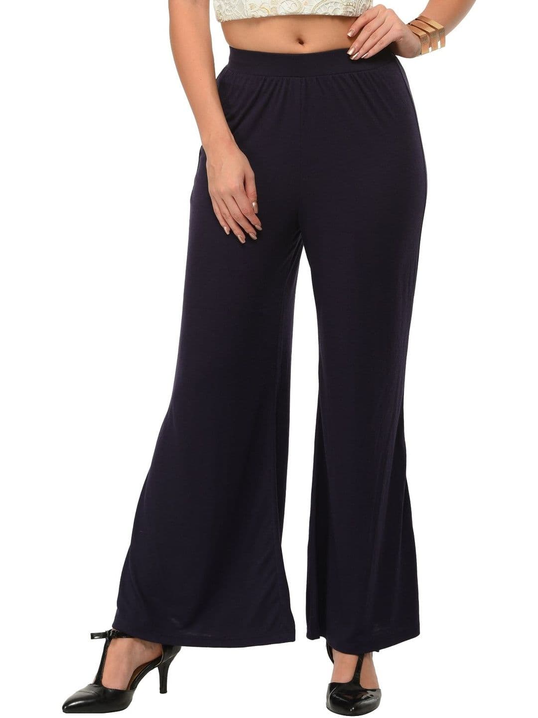Frenchtrendz Women Knitted Palazzos - view 1