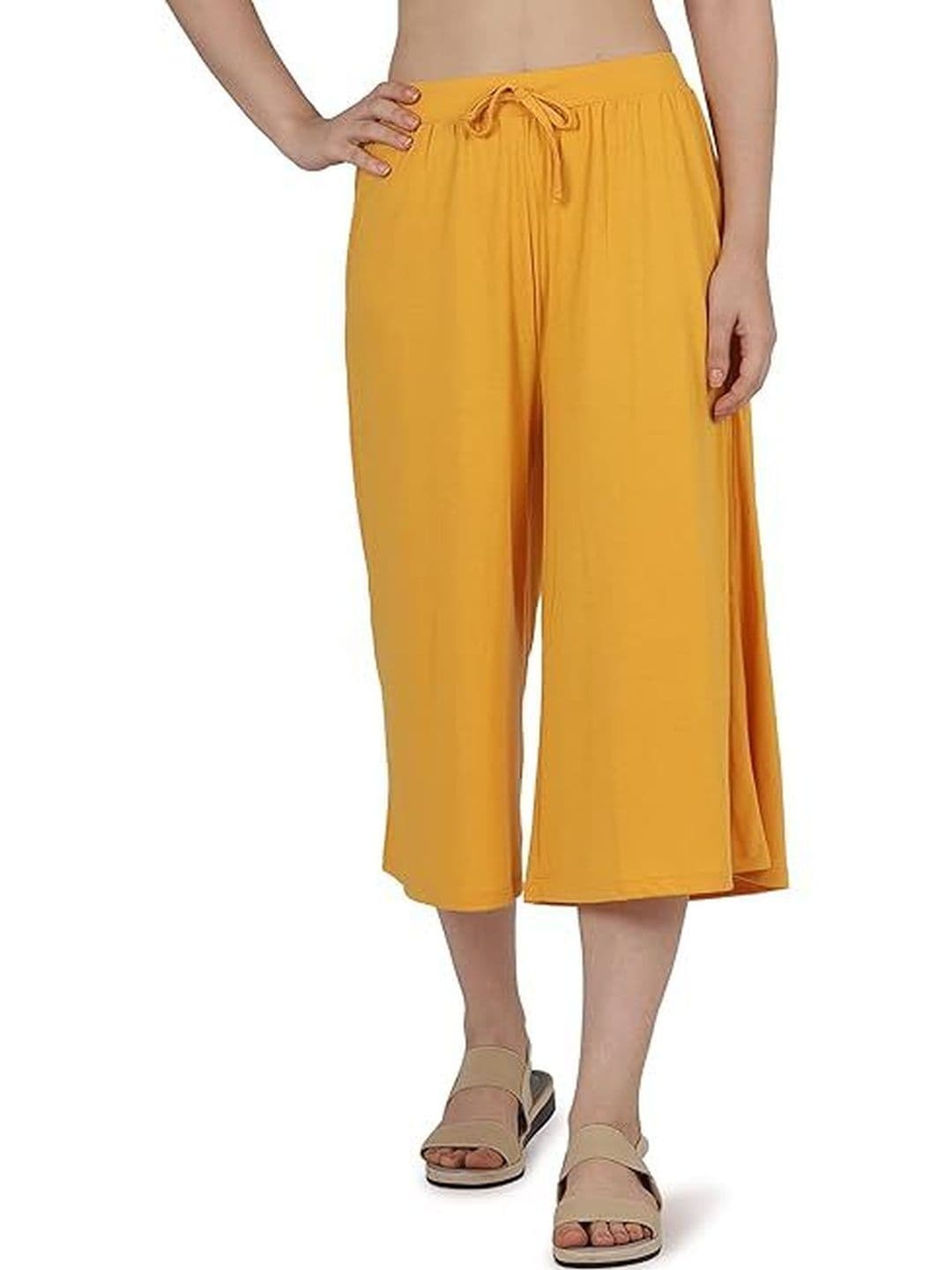 Frenchtrendz Women Knitted Cropped Palazzos - view 1