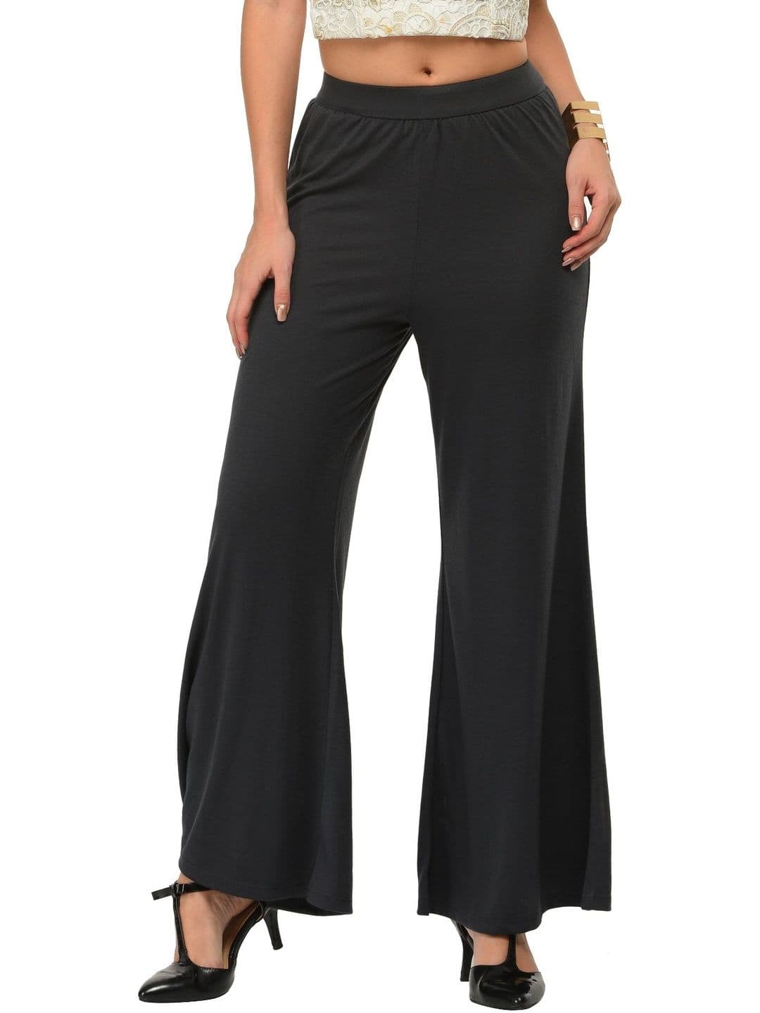 Frenchtrendz Women Knitted Palazzos - view 1