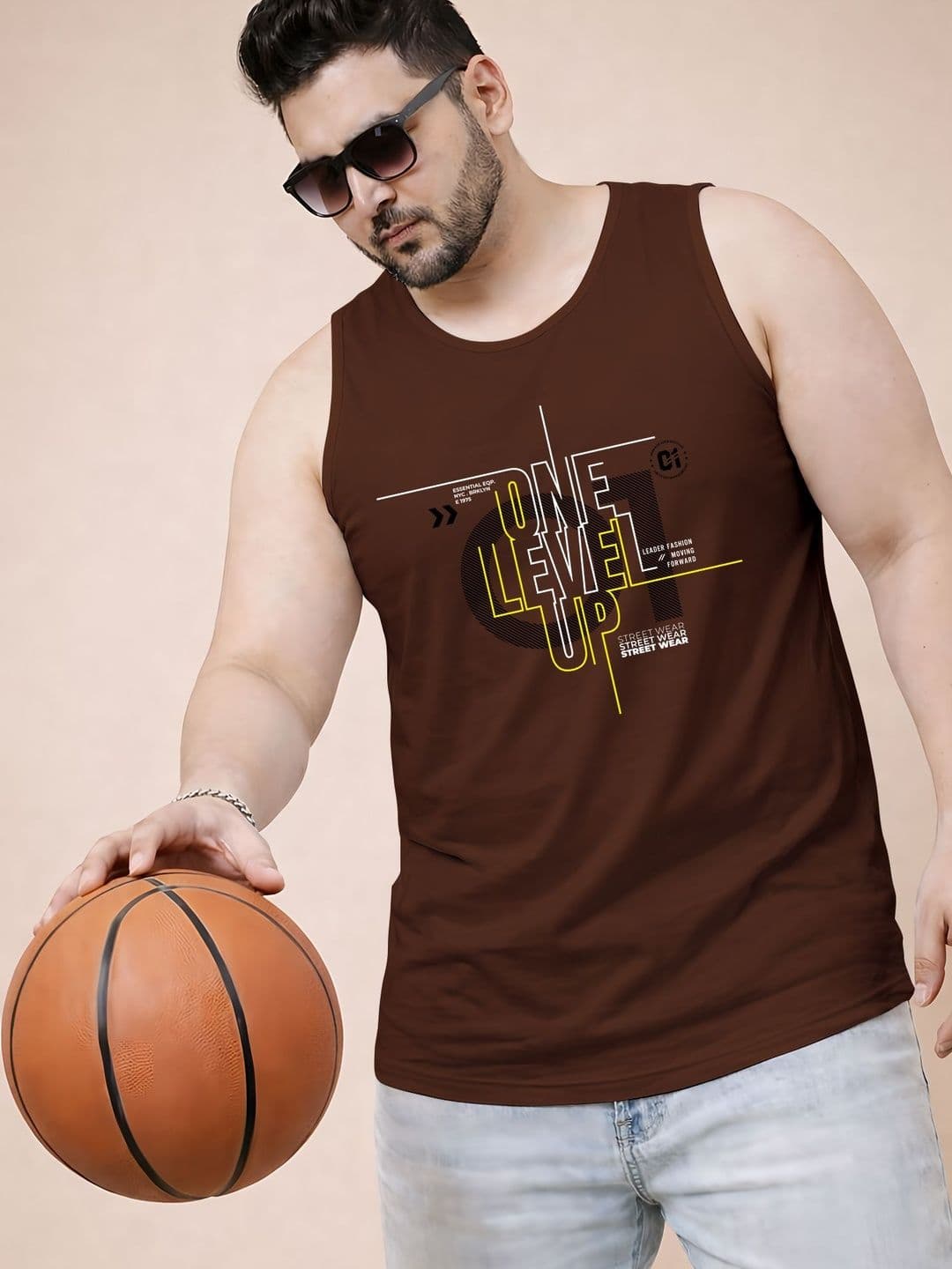 Triptee Printed Cotton Tank - view 1