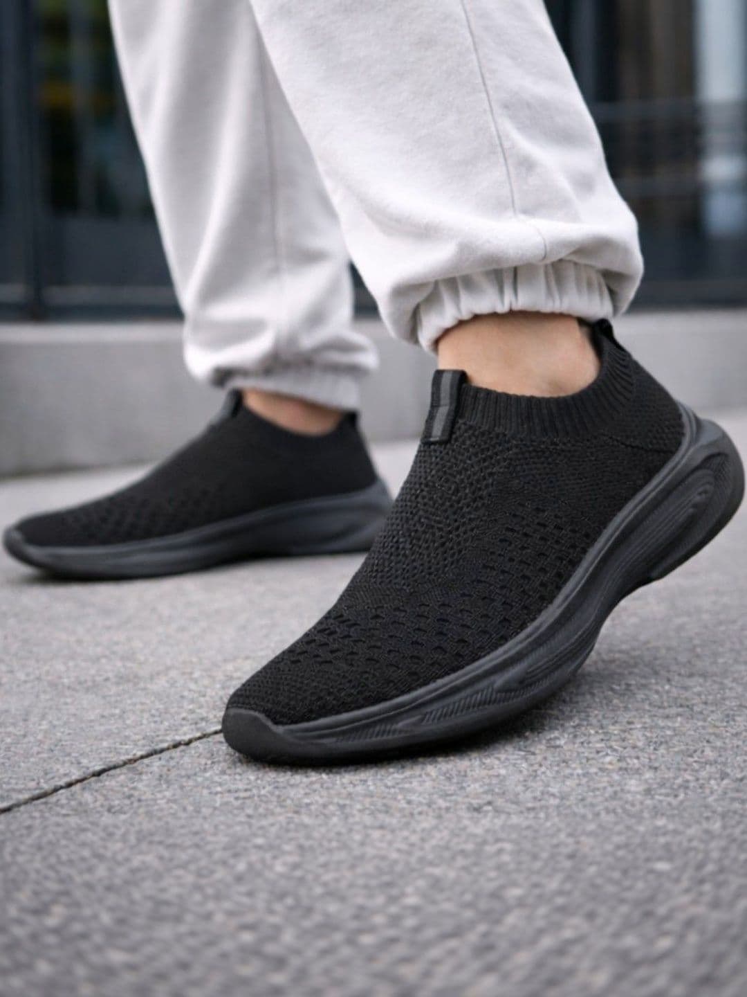 KRAASA Men Textile Walking Shoes - view 1