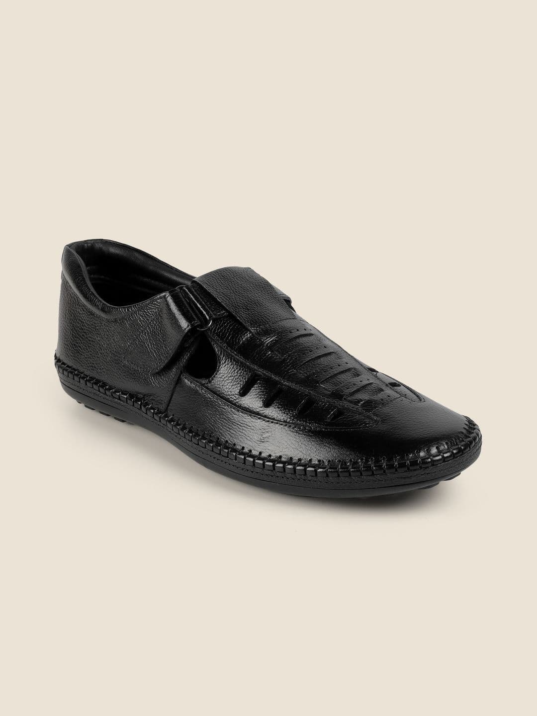 Metro Men Leather Shoe-Style Sandals - view 1