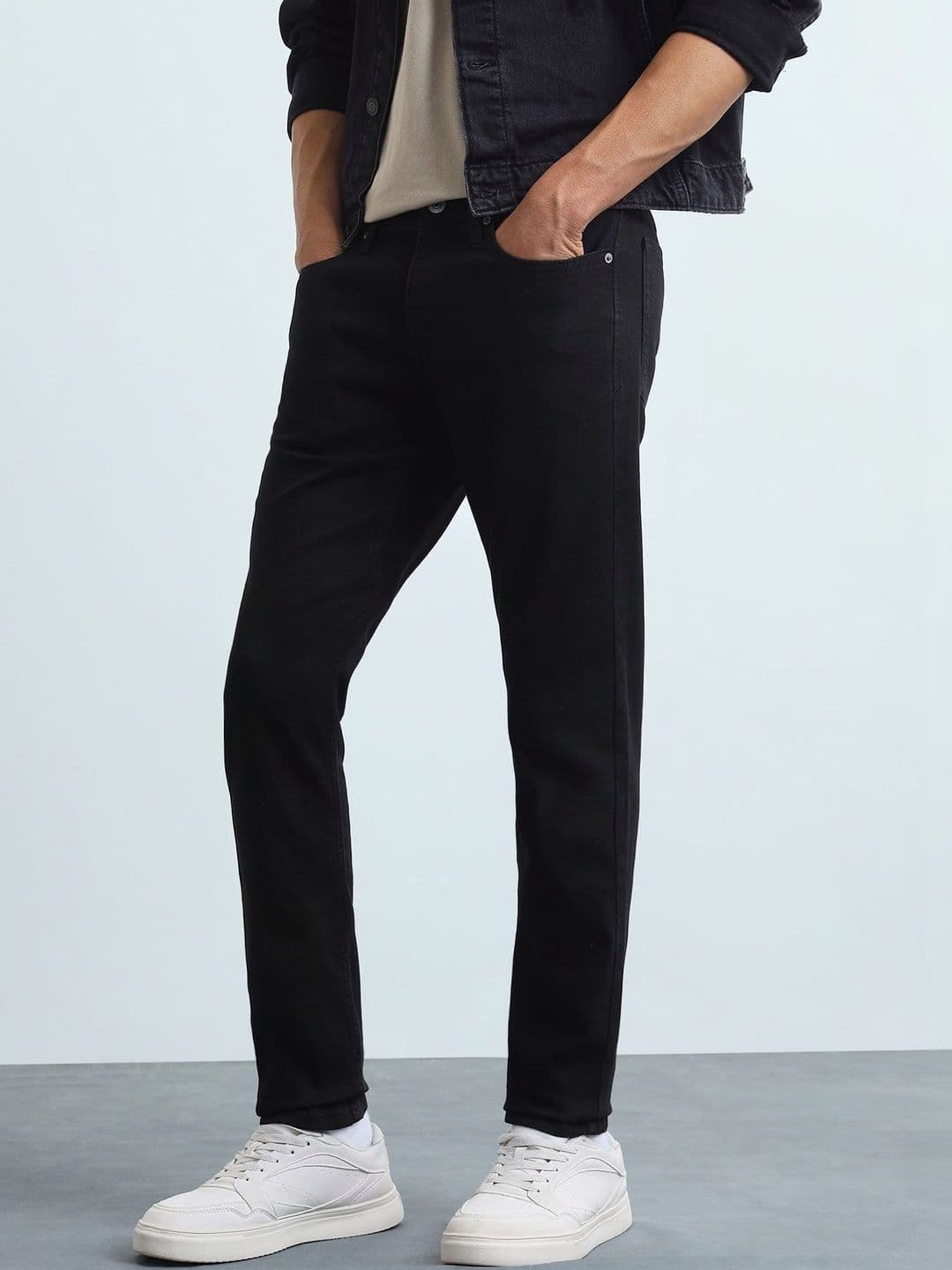 Flying Machine Men Skinny Fit Mid-Rise Stretchable Jeans - view 1