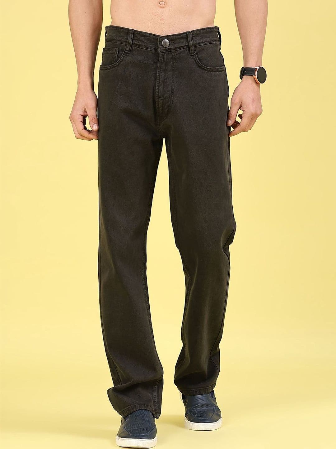 V-Mart Men Regular Fit Mid-Rise Jeans - view 1