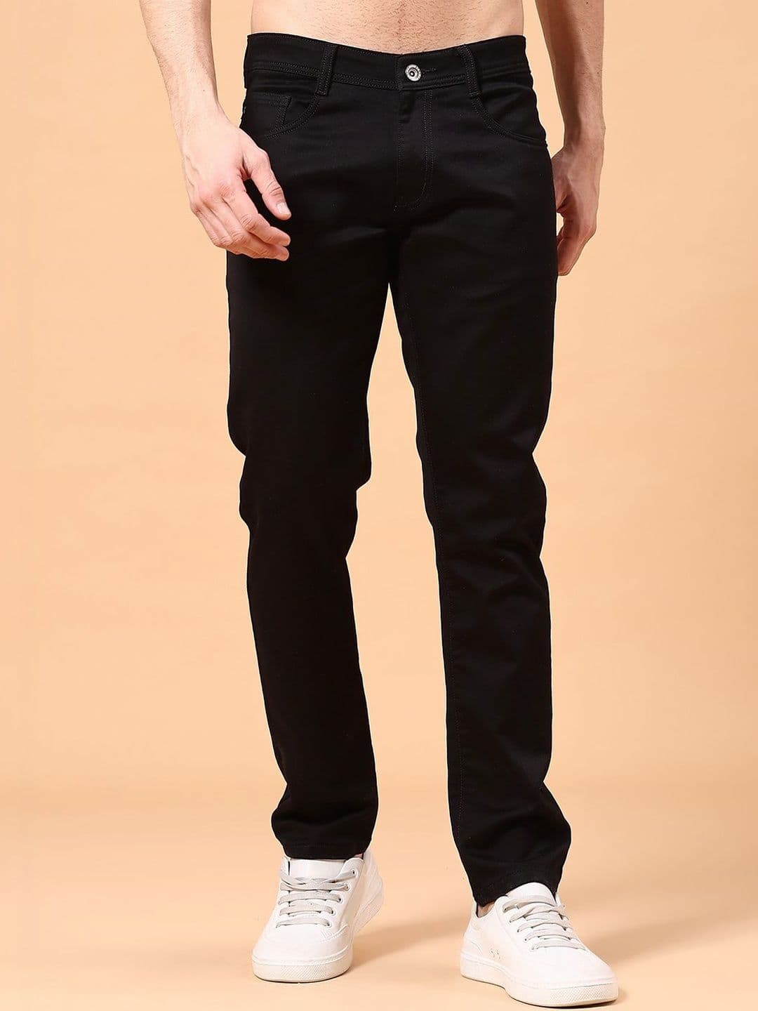 V-Mart Men Regular Fit Mid-Rise Stretchable Jeans - view 1
